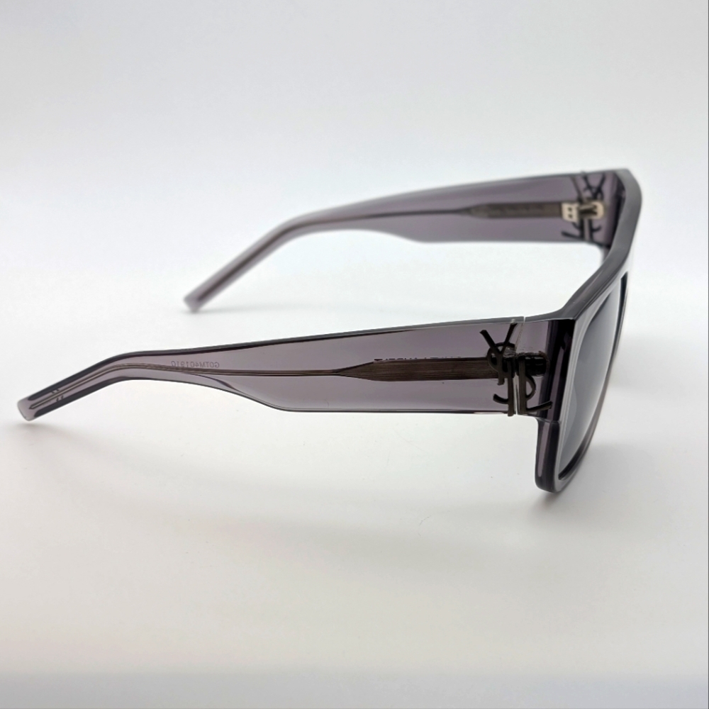 YSL Saint Laurent Monogram SL M16-005 Smokey Grey sunglasses With Leather Case